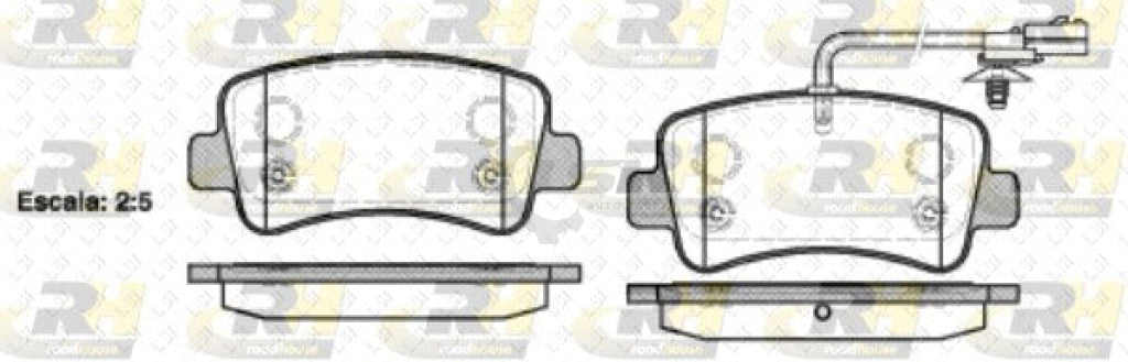 Roadhouse Brake Pads Renault Master Rear