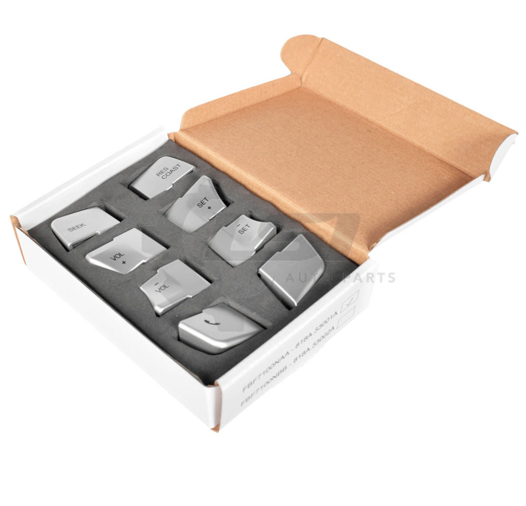 Steering Control Switch Button Caps Covers (Nv) For Ford Fpv Fg Fg-X Xr6 Xr8