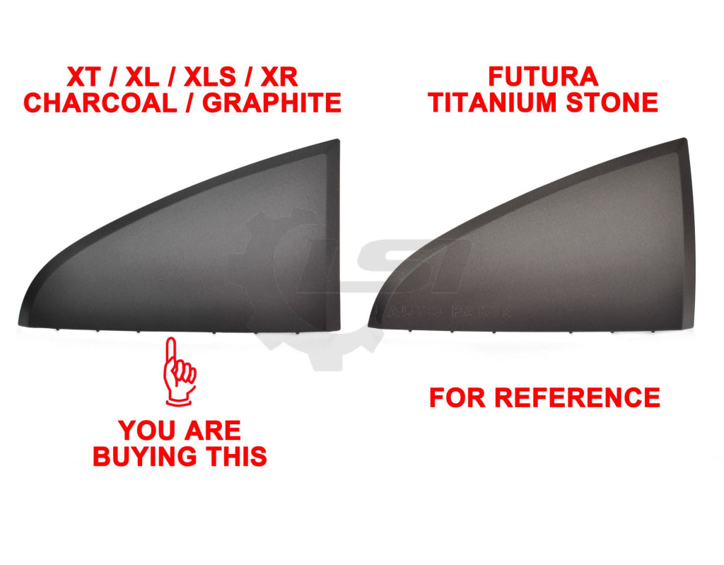 Top Centre Icc Dash Triangle Trim Panel Ford Ba Bf Falcon Wagon 02-11 (Graphite) Cover