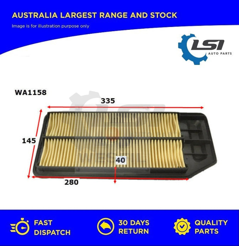 Wesfil Air Filter For Honda Accord