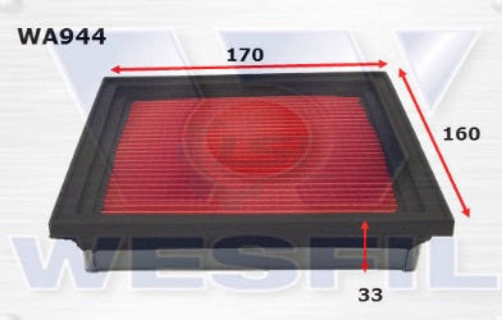 Wesfil Air Filter For Nissian Cube Micra