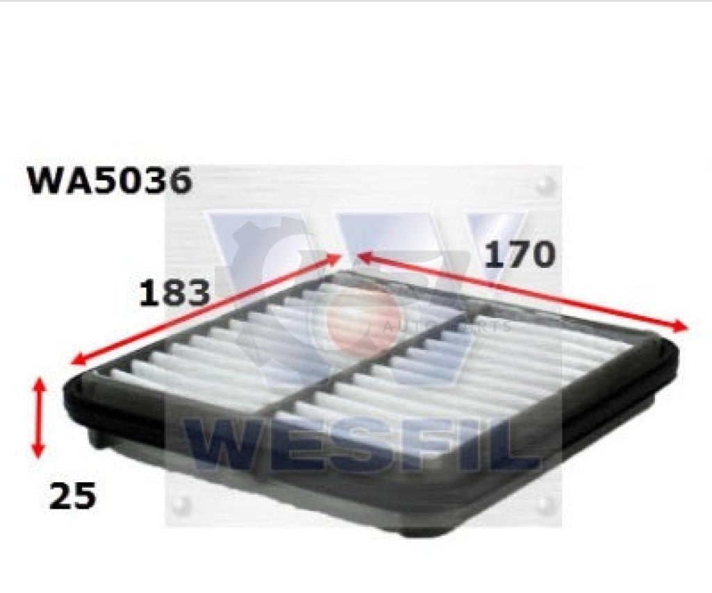 Wesfil Air Filters For Toyota Prius Filter