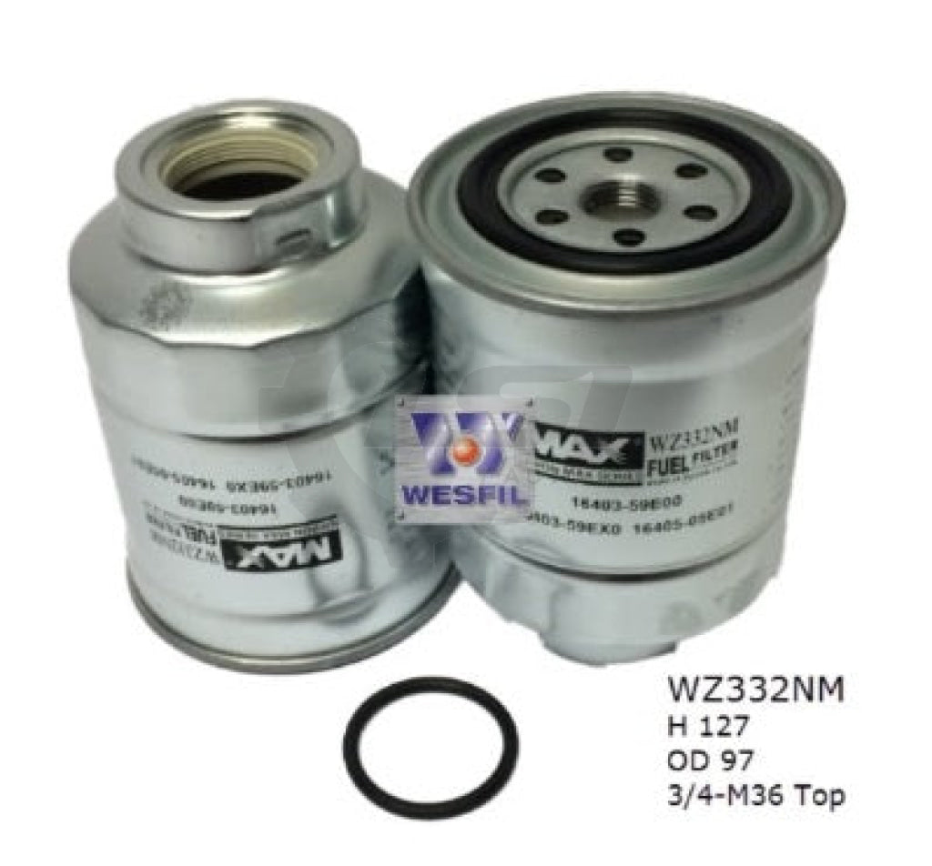 Wesfil Filter Kit WK30 for Nissan Patrol 1998-2003 4.2L TD42 (RSK13) Filter Kit