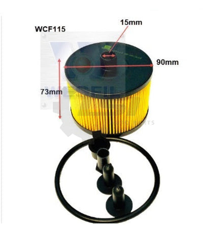 Wesfil Fuel Filter For Citroen C5 Ford Focus Peugeot 307 308 407 Volvo C70 S40