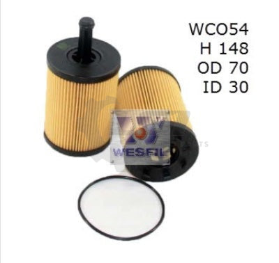 Wesfil Oil Air Filter Set For Volkswagen Transporter Multivan T5 Service Kit