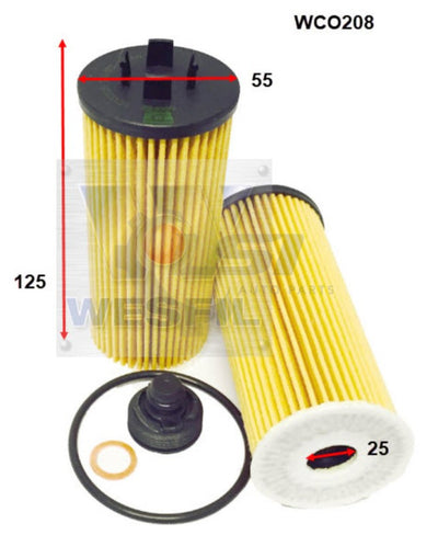 Wesfil Oil Filter For Mini Wco208
