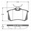 Rear Brake Pads and Disc Rotors set for Renault Megane RS265 RS275
