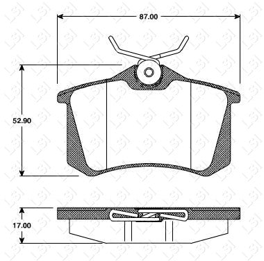 Rear Brake Pads and Disc Rotors set for Renault Megane RS265 RS275