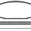 Rear Brake Pads and Rotor Set for Ford Maverick DA 4.2L 02/1988-09/1993