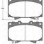 Front Bendix 4WD Brake Pads Disc Rotors for LANDCRUISER 100 FZJ105 HZJ105 98-07