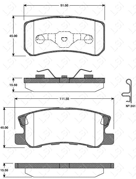 Full Set F+R Bendix Brake Pads + Disc Rotors for Mitsubishi Pajero NM NP 00-06
