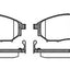 Front and Rear Brake Pads and Disc Rotors Set for Nissan 350Z Z33 05-07 Standard