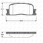 Rear Brake Pads and Disc Rotors for Lexus ES300 MCV30R 2001-08