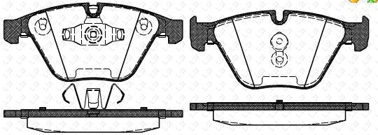 Front and Rear Brake Pads and Disc Rotors for BMW 320D E93 2.0L 2010-2014