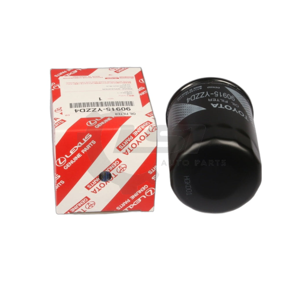 1 X Genuine Toyota Filter 90915-Yzzd4 For Hilux Landcruiser And Prado V6 V8 Oil