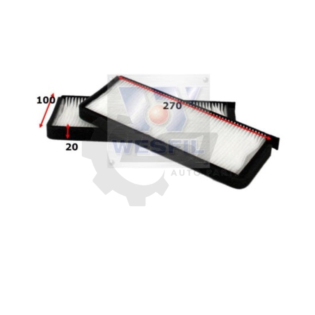 1 X Wesfil Cabin Air Pollen Filter Wacf0008