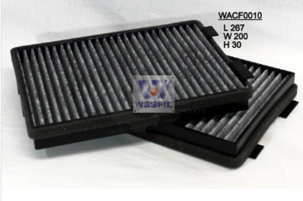 1 x Wesfil Cabin Air Pollen Filter WACF0010 – LSI Auto Parts