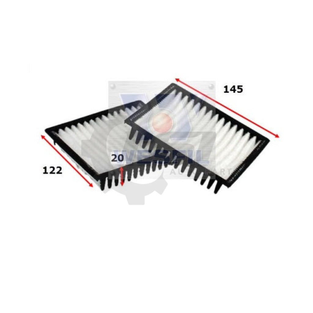 1 X Wesfil Cabin Air Pollen Filter Wacf0028