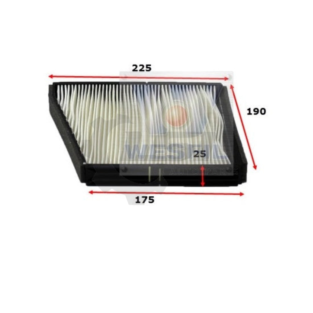 1 X Wesfil Cabin Air Pollen Filter Wacf0033