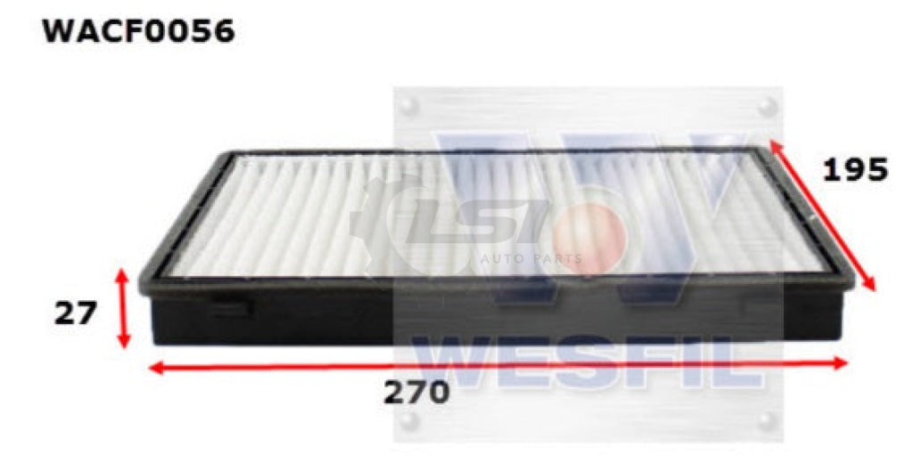 Wesfil Cabin Filter