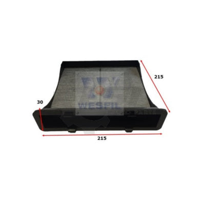 1 X Wesfil Cabin Air Pollen Filter Wacf0110
