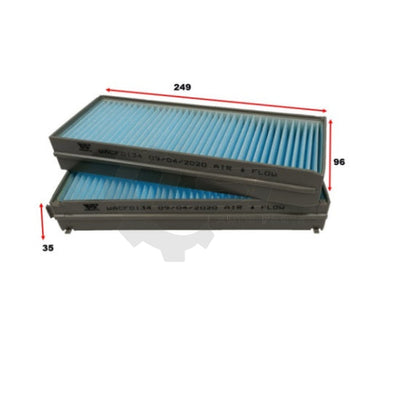 1 X Wesfil Cabin Air Pollen Filter Wacf0134