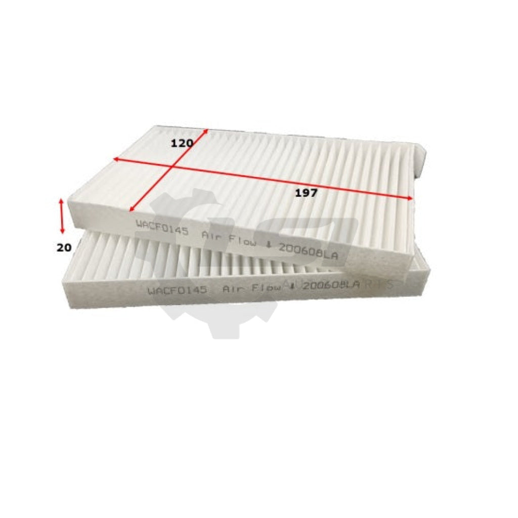 1 X Wesfil Cabin Air Pollen Filter Wacf0145