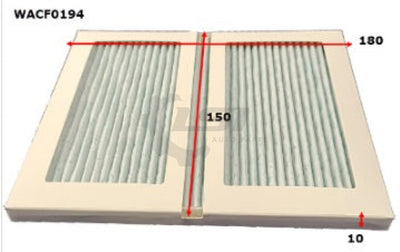 Wesfil Cabin Filter Toyota Landcruiser Air