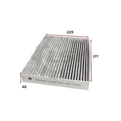 1 X Wesfil Cabin Air Pollen Filter Wacf0220