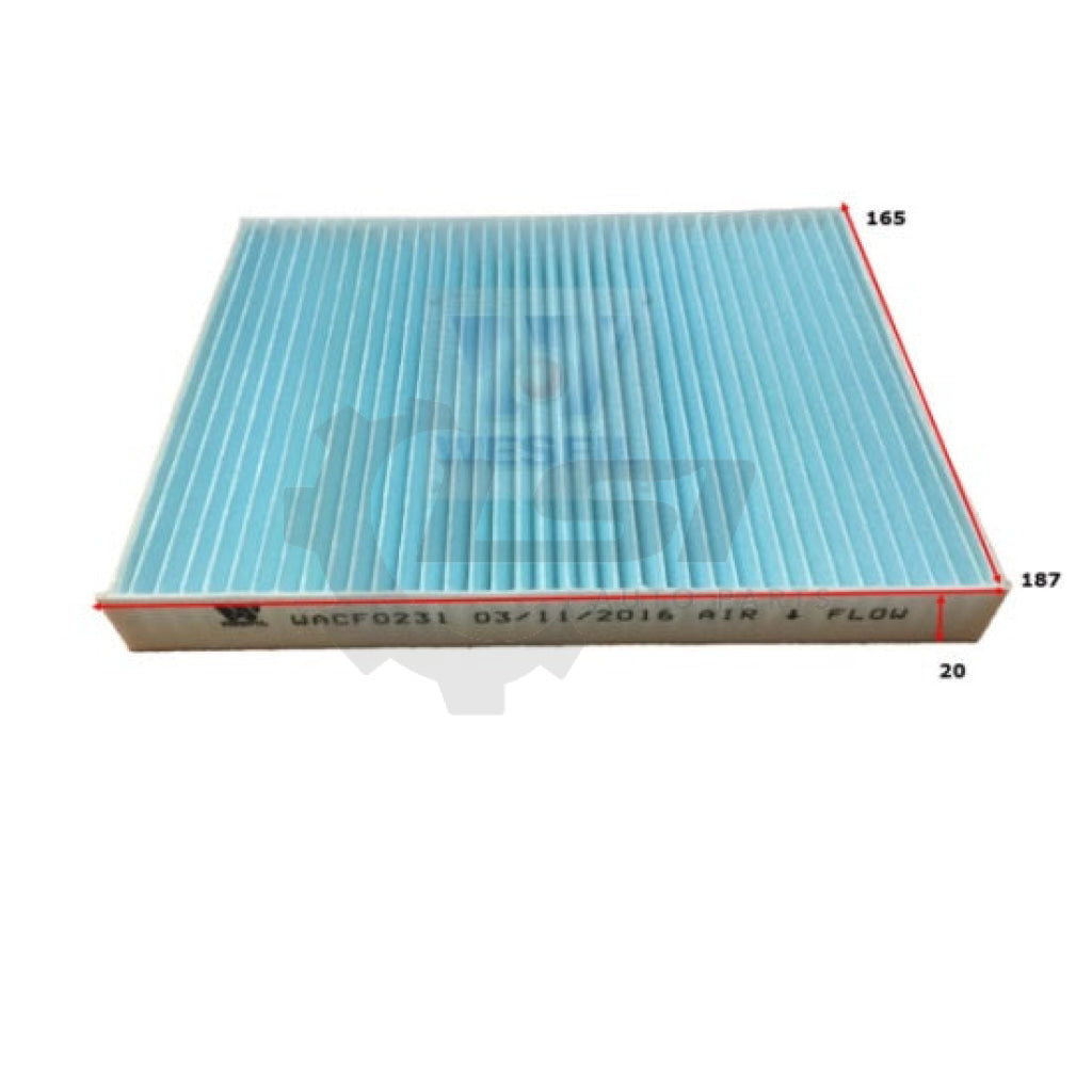 1 x Wesfil Cabin Air Pollen Filter WACF0231 – LSI Auto Parts
