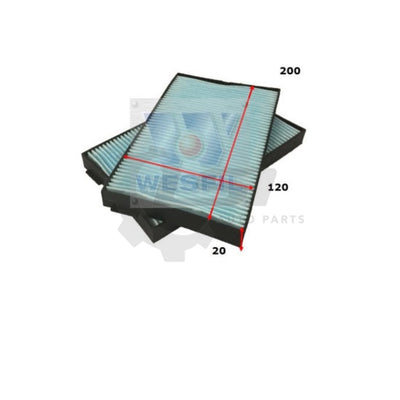 1 X Wesfil Cabin Air Pollen Filter Wacf0237