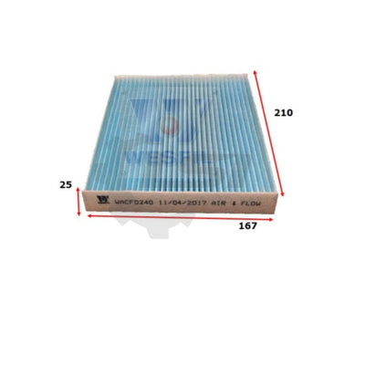 1 X Wesfil Cabin Air Pollen Filter Wacf0240