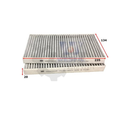 1 X Wesfil Cabin Air Pollen Filter Wacf0245