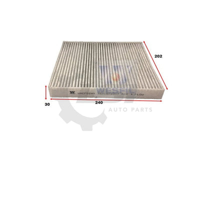 1 X Wesfil Cabin Air Pollen Filter Wacf0249