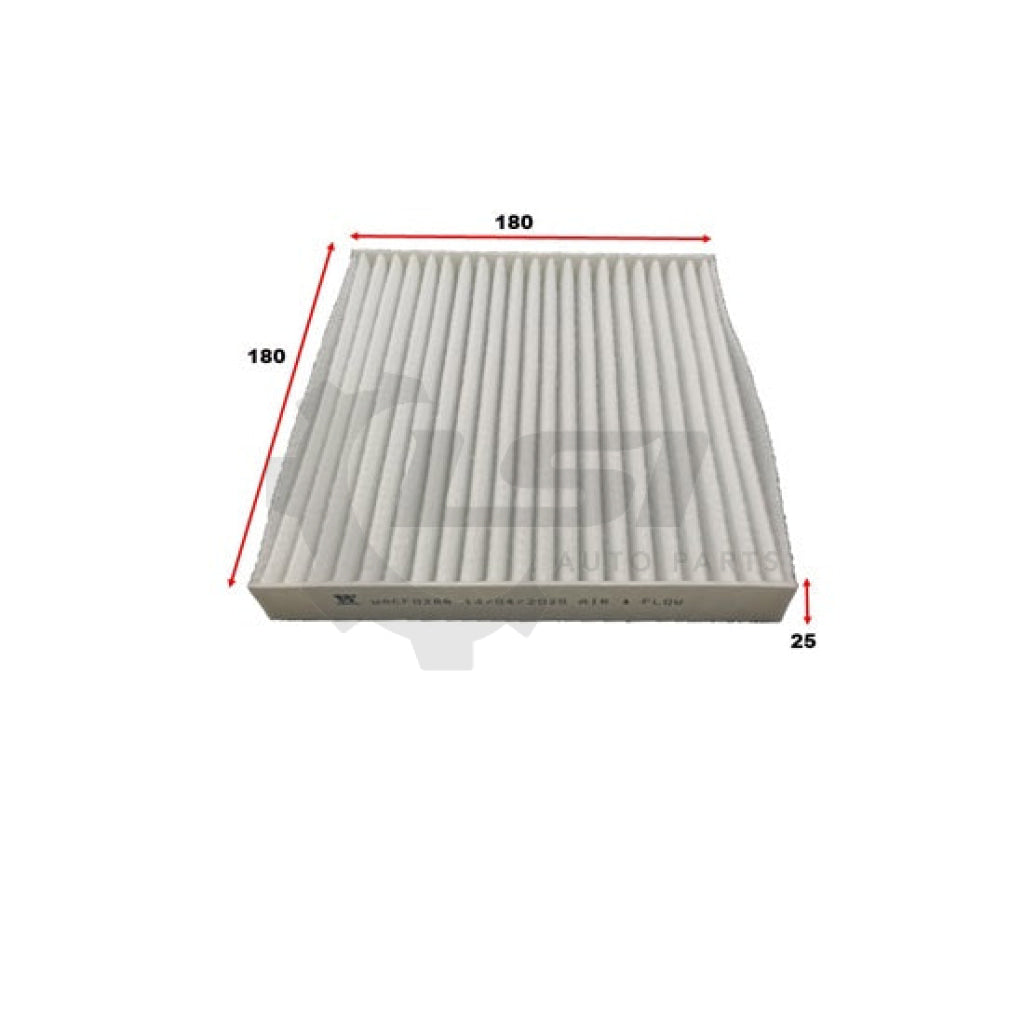 1 X Wesfil Cabin Air Pollen Filter Wacf0288