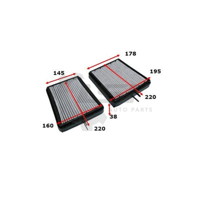 1 X Wesfil Cabin Air Pollen Filter Wacf0301