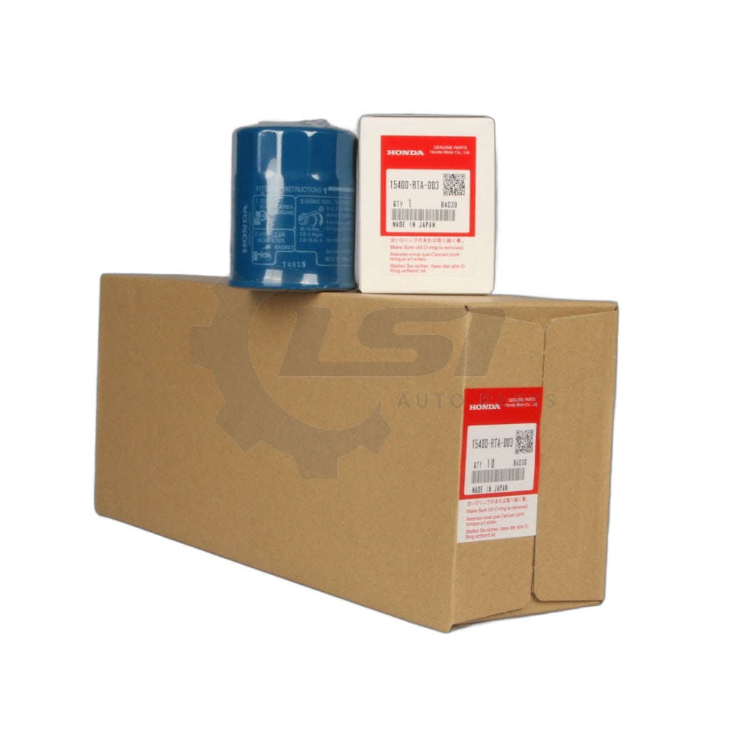 10 X Genuine Honda Oil Filters 15400-Rta-003 Filter