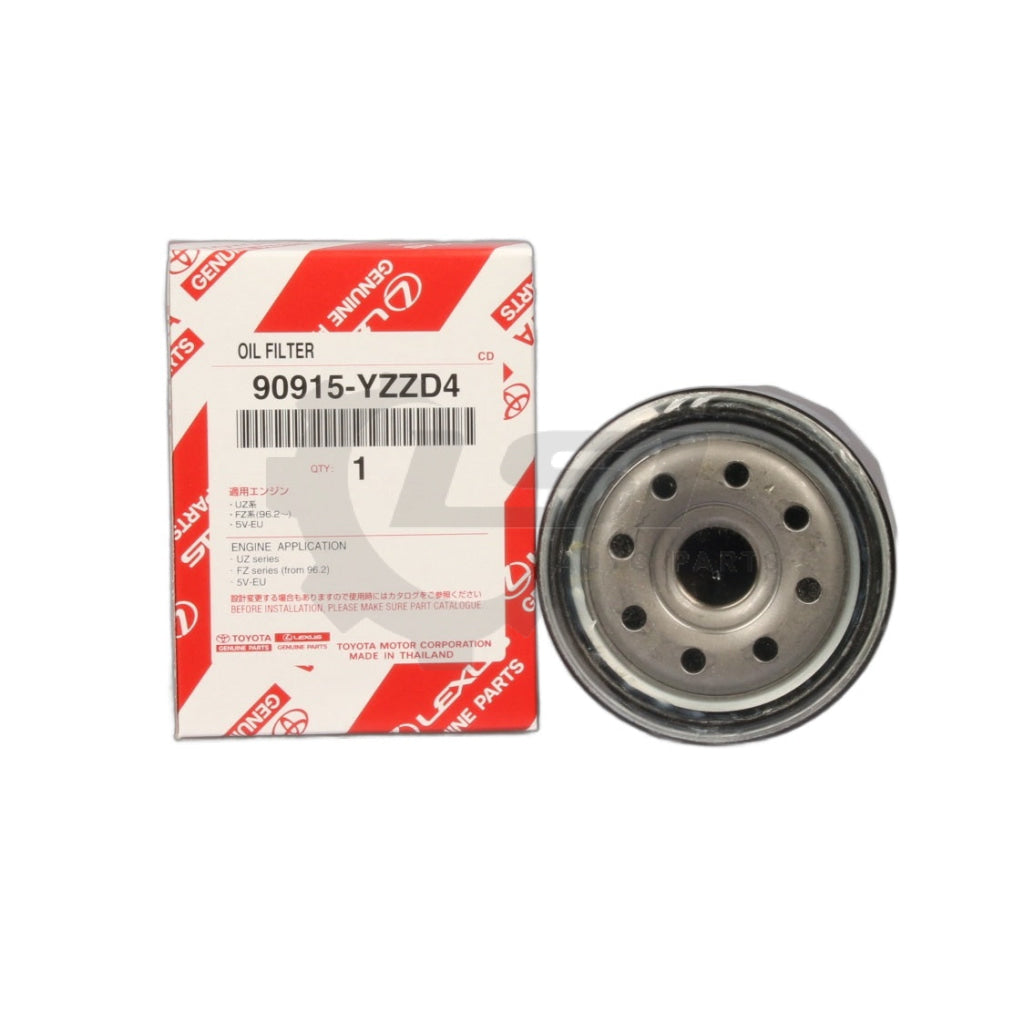 10 X Genuine Toyota Filter 90915-Yzzd4 For Hilux Landcruiser And Prado V6 V8 Oil
