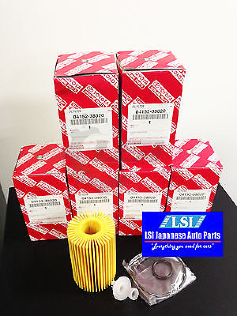 10 X Genuine Toyota Oil Filter Catridge 04152-38020 For Lancruiser V8