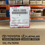 10 X Genuine Toyota Oil Filters Filter