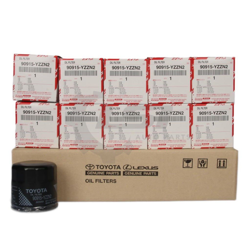 10 X Toyota Genuine Oil Filter 90915-Yzzn2 For Celica Corolla Echo Liteace Mr2 Paseo Prius Rav4