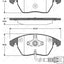 Full Set Front and Rear Brake Pads Disc Rotors for VW Caddy 2K 2010-2015