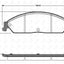 Front Brake Pad and Disc Rotors for Ford TERRITORY SX (TS TX) SY SZ  TS TX 04-16