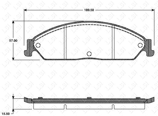 Front Brake Pad and Disc Rotors for Ford TERRITORY SX (TS TX) SY SZ  TS TX 04-16