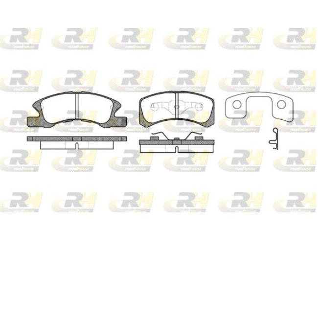 Front Disc Rotors and Bendix Brake Pad set for Mitsubitshi Mirage LA LB 2013-2021