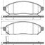 Front Brake Pads and Rotors Set for Nissan Pathfinder R51 2.5TD 4.0L 2005 -15