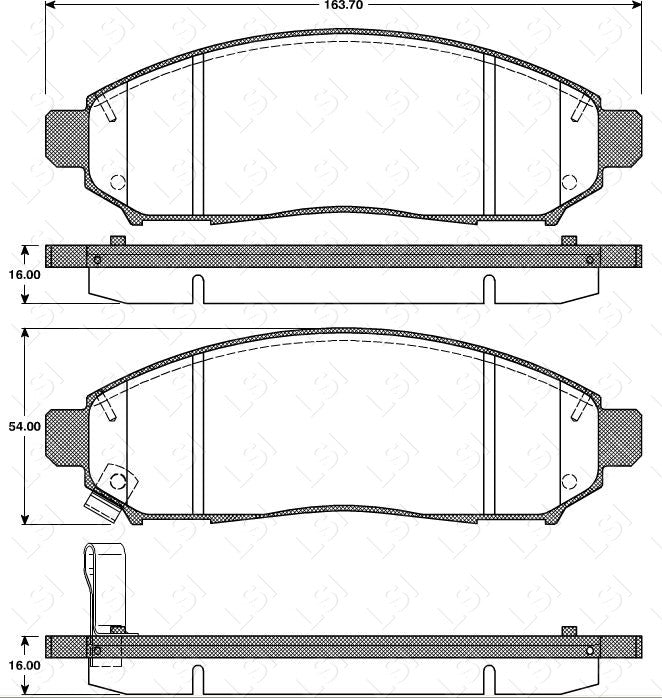 Front Brake Pads and Rotors Set for Nissan Pathfinder R51 2.5TD 4.0L 2005 -15