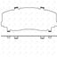 Front Brake Disc Rotors and Brake Pads for Mazda CX-8 KG 2.2L 06/2018-09/2022