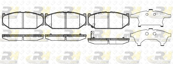 Front Brake Pads and Disc Rotors Set for Suzuki SWIFT FZ GL 2011-2017 not GLX