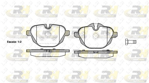 Fremax Rear Disc Rotors Brake Pads Sensor for BMW 528i 530i F10 2010-2017 330mm